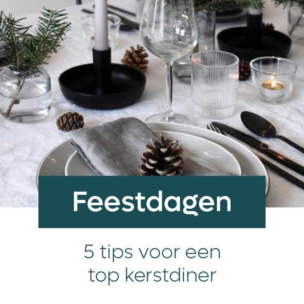 5 TIPS VOOR EEN MOOI KERSTDINER
