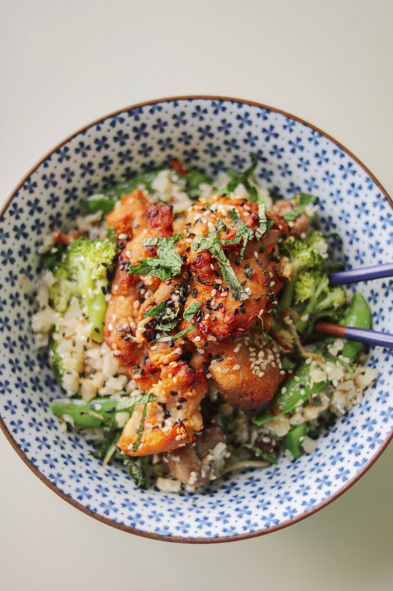 All veggie and Asian vega chicken