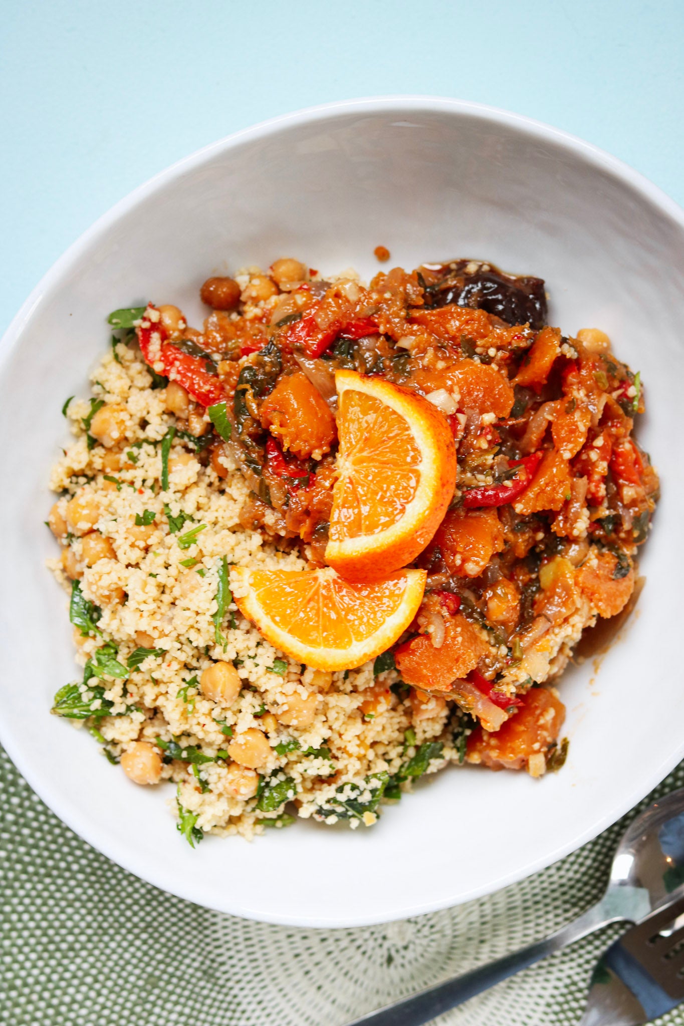 Groenten tajine met couscous