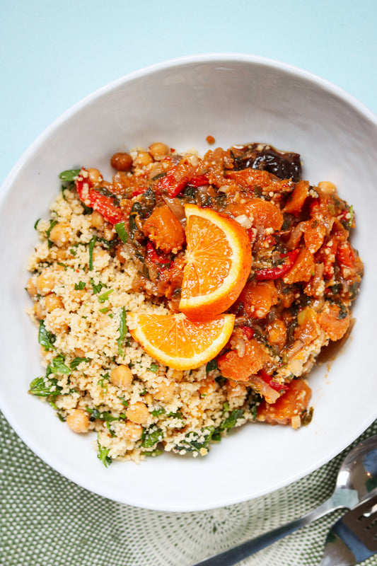 Groenten tajine met couscous