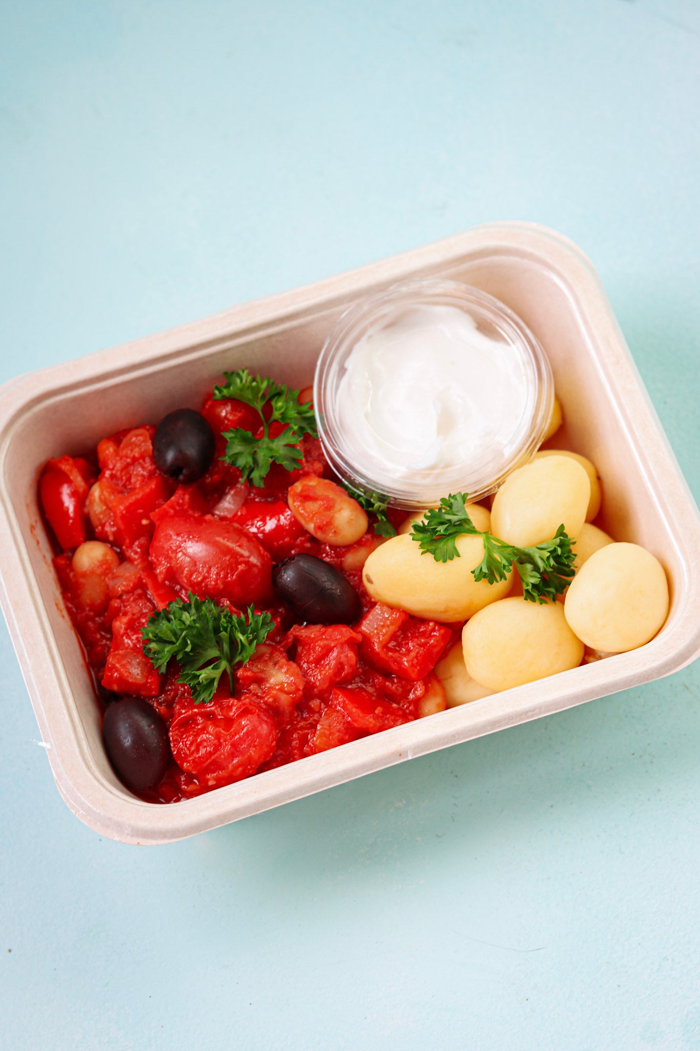 Spaanse vega stoof met roseval aardappelen