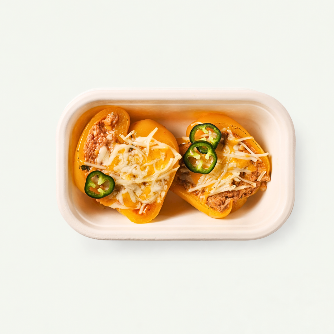 Gevulde paprika´s tuna melt