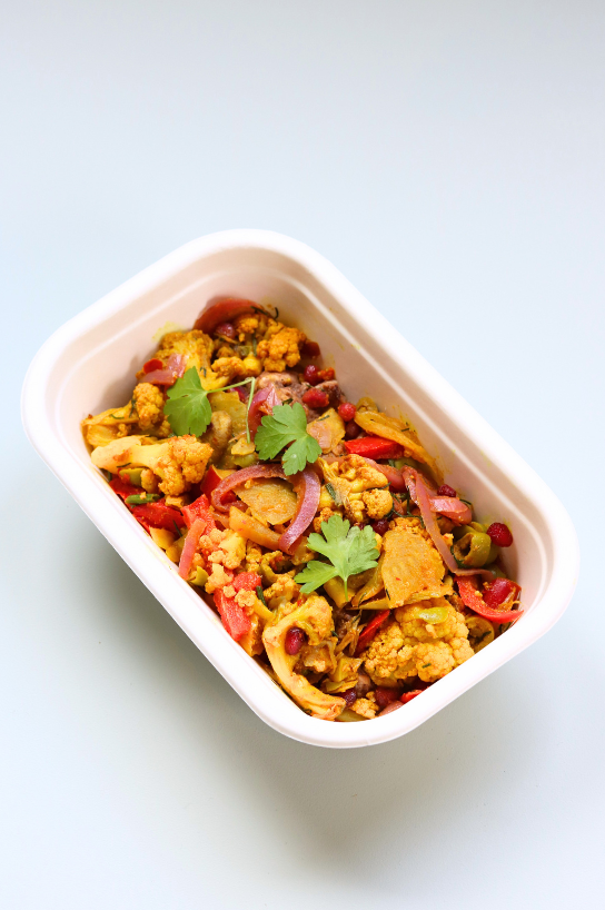 Shoarma hummus bowl