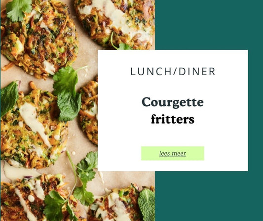 Gezonde courgette fritters