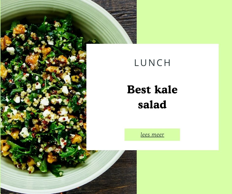 Best kale salad ever | lunch recept
