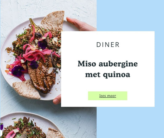 Get Fit recept | Miso geroosterde aubergine