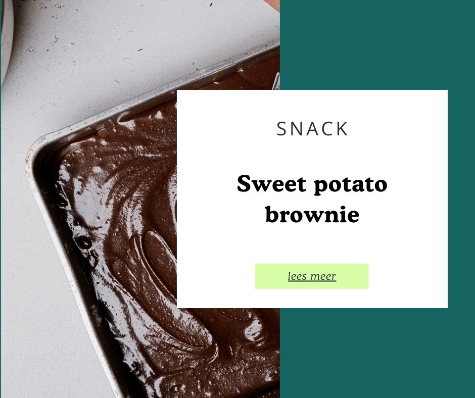 Sweet potato brownie | healthy snack