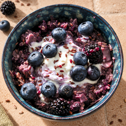 Bosbessen instant oat mix portie