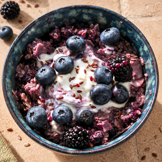 Bosbessen instant oat mix portie