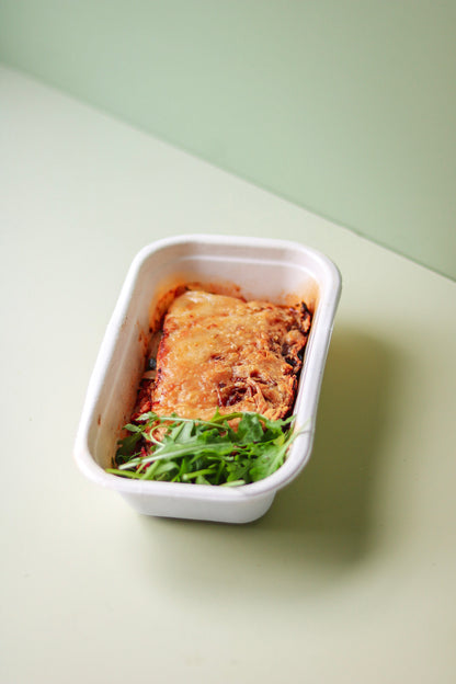 Vegan lasagne met vegangehakt