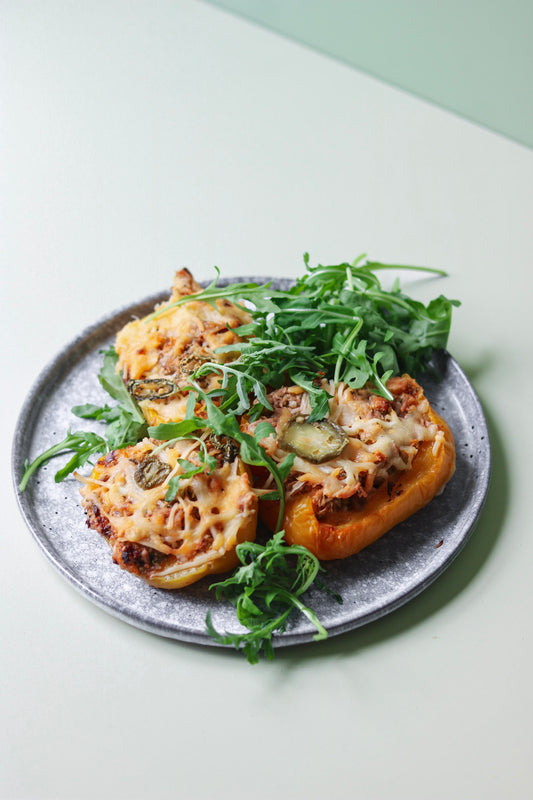 Gevulde paprika´s tuna melt