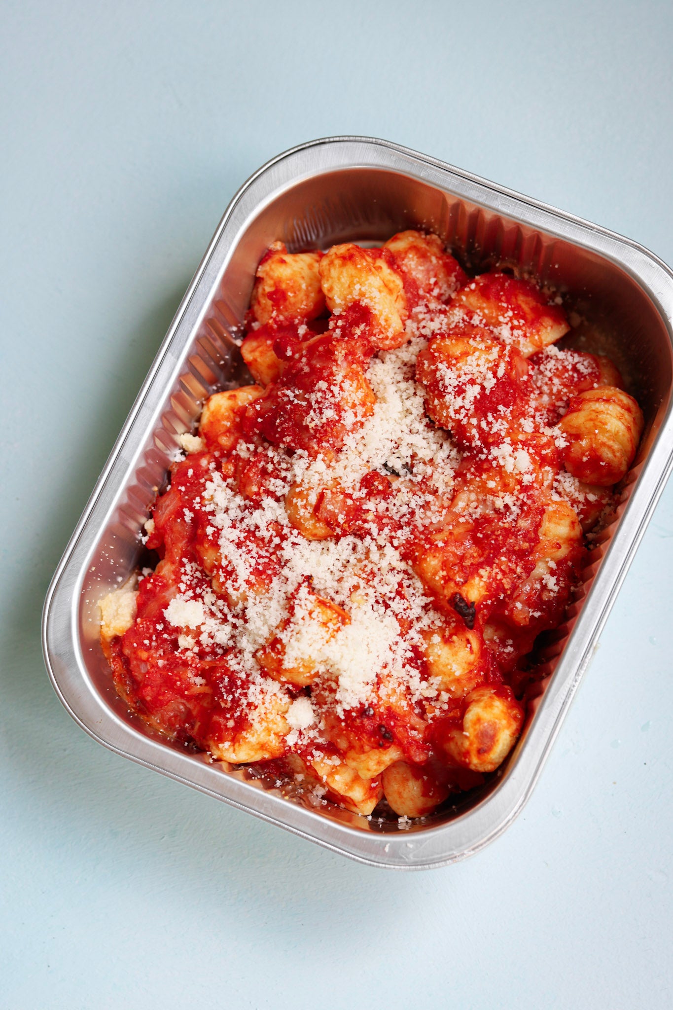 Zoete aardappe gnocchi uit de oven