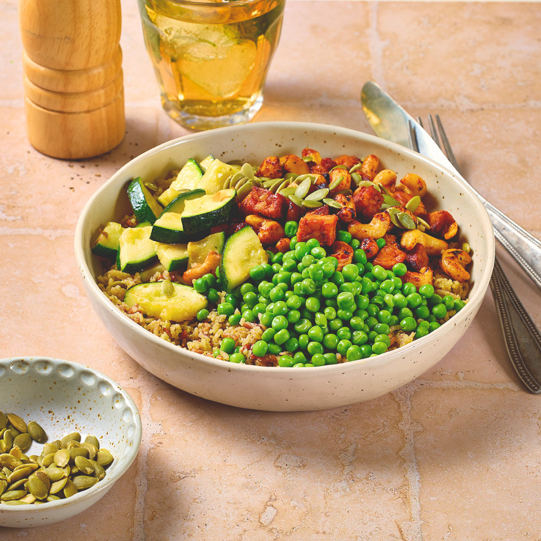 Green goddess grain bowl