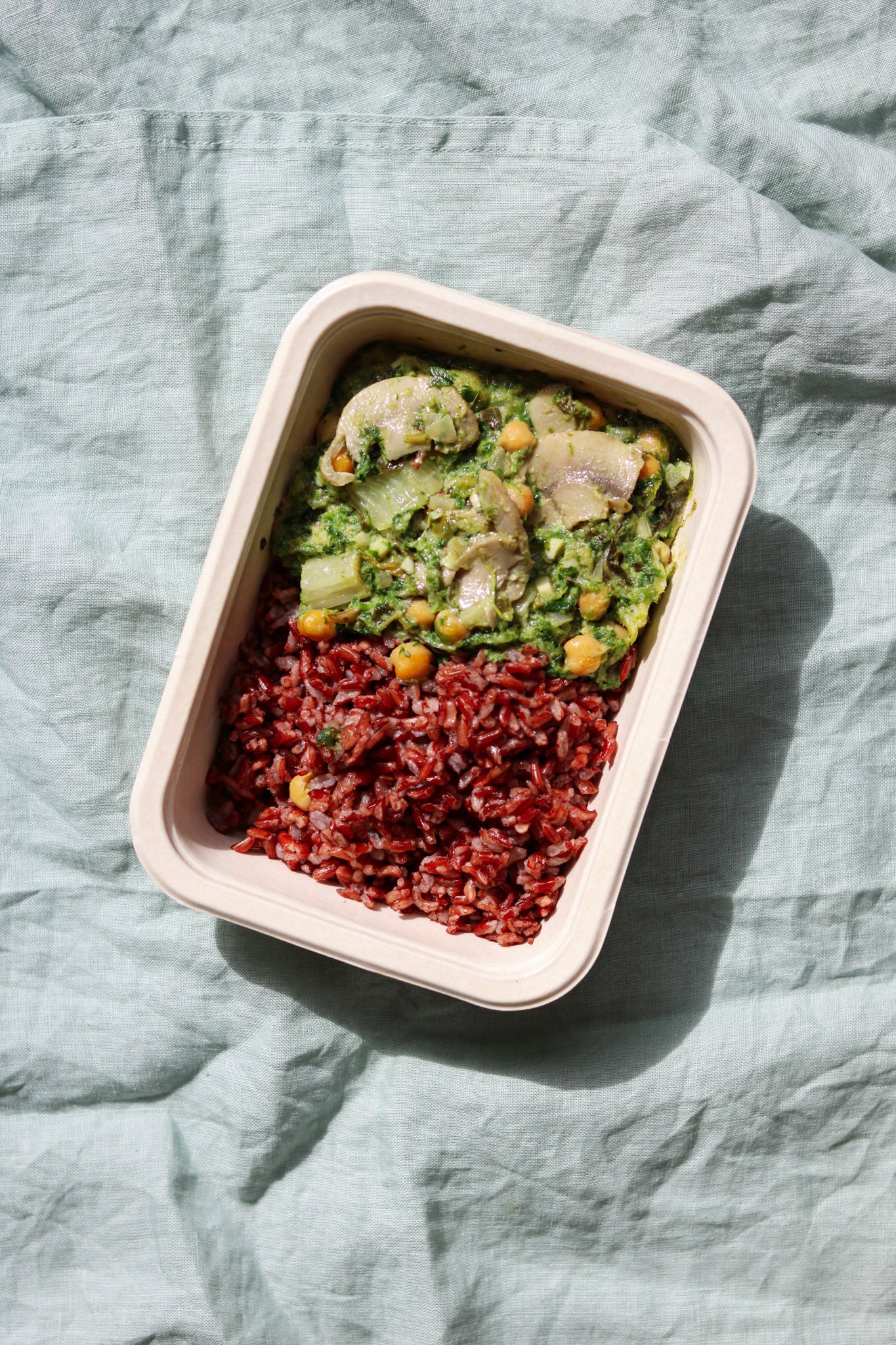 Shiitake green protein bowl