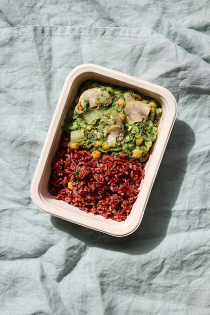 Shiitake green protein bowl