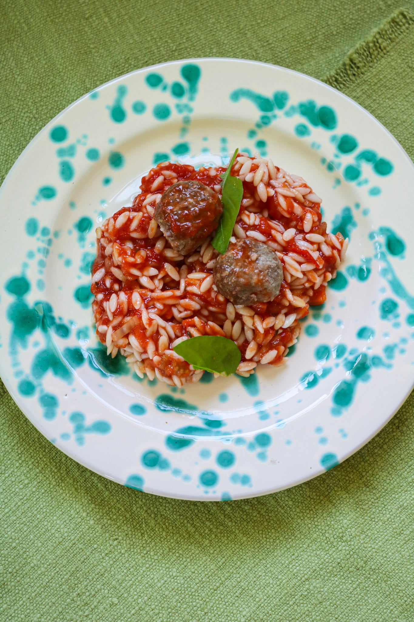 Kids tomaten orzo met balletjes 3jaar+