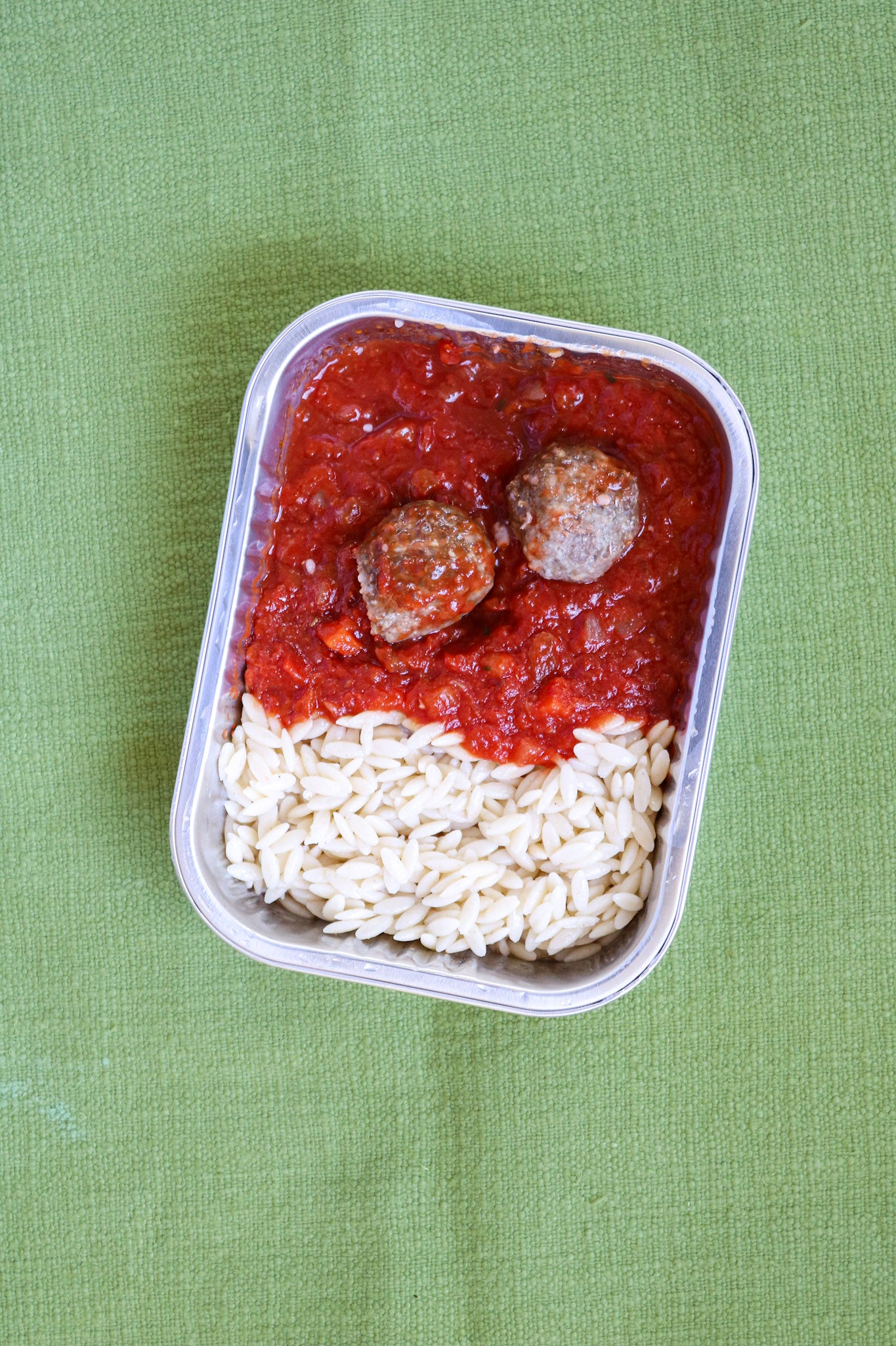 Kids tomaten orzo met balletjes 3jaar+