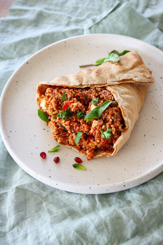Lebanese flatbread vlees