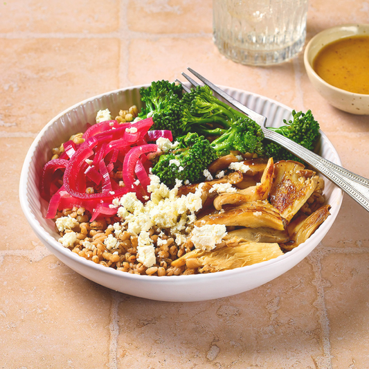 Mushroom grain bowl