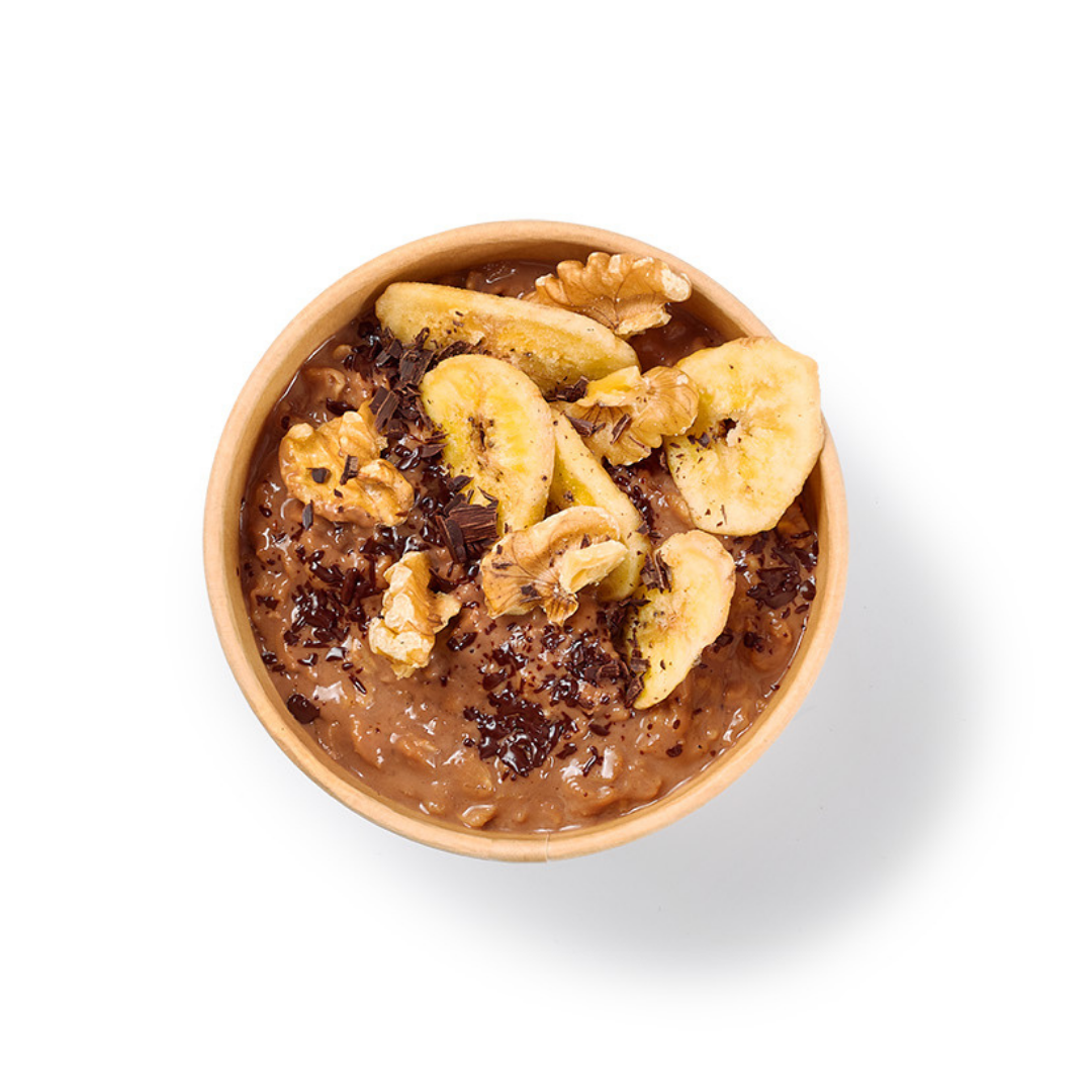 Banana peanut butter oats