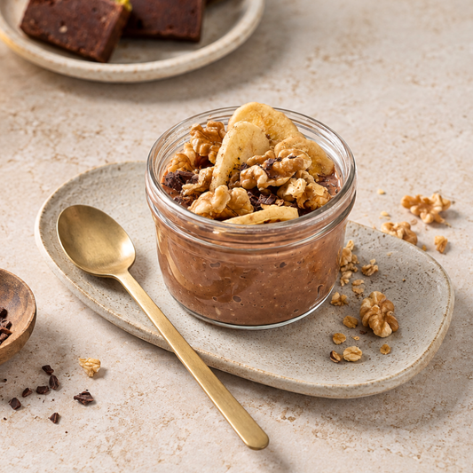 Banana peanut butter oats