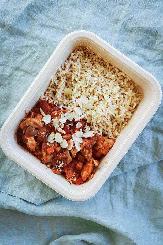 Thai basil cashew tempeh