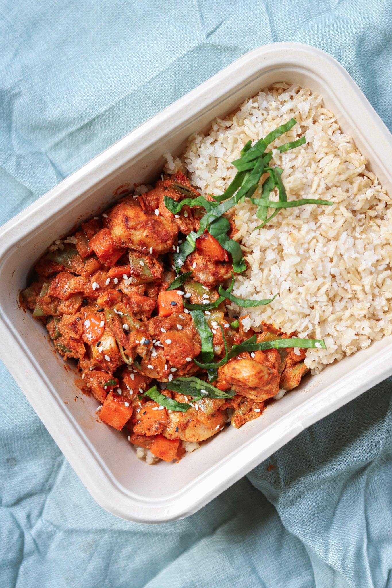 Tikka masala curry vega kip