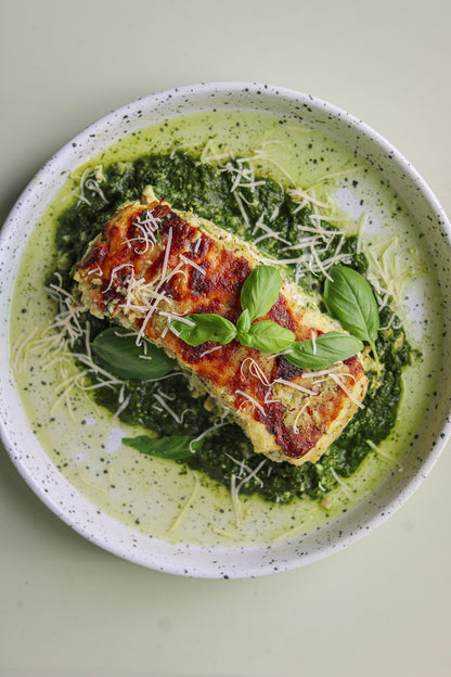 Romige truffel lasagne met kip