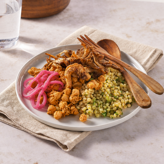 Couscous met Zwamshoarma