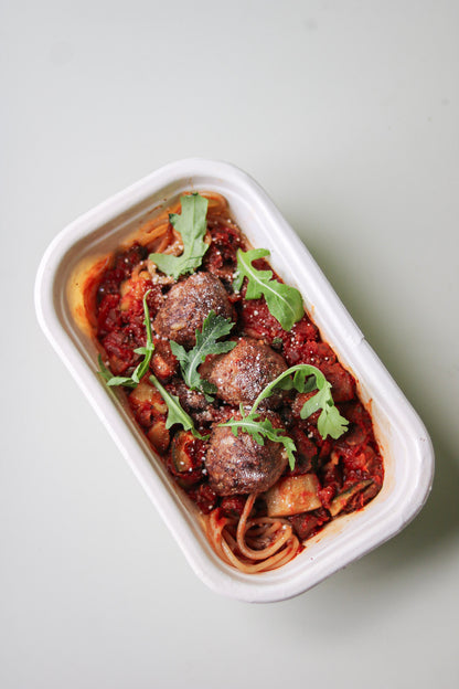 Spaghetti classic met vegaballetjes