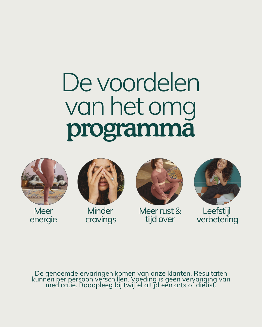 Back on track maaltijdplan