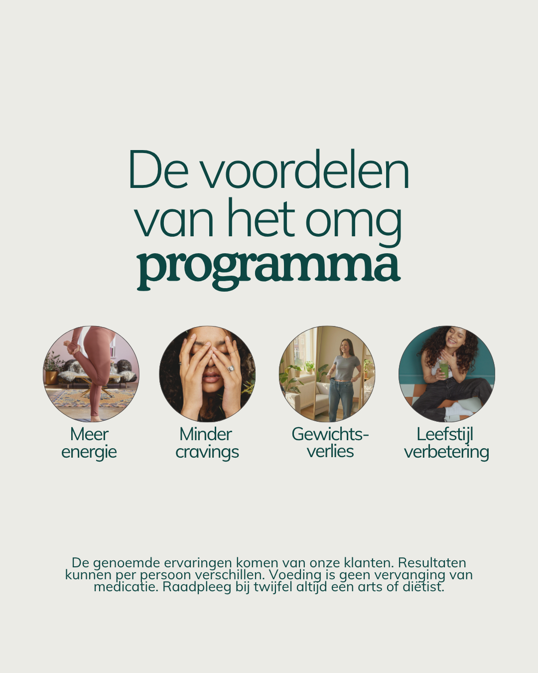 Gezond afvallen programma