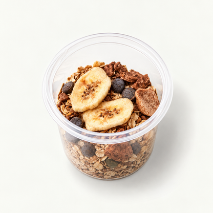 Choco banana instant oat mix portie