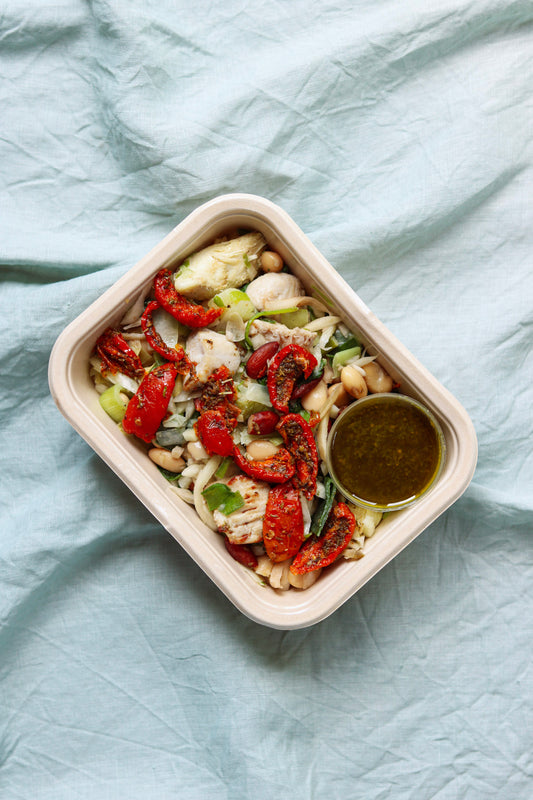 Italian harvest grain bowl vegan