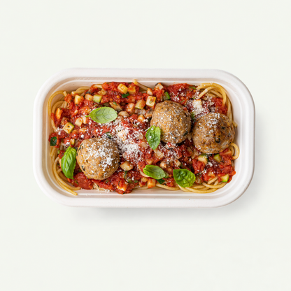 Spaghetti classic met tartaarballetjes
