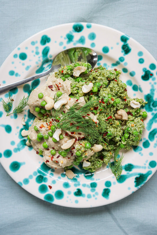 Romige kip met couscous en pinda
